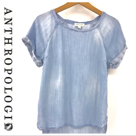 Anthropologie Tops - 💕SALE💕 Anthropologie Cloth & Stone Denim Top